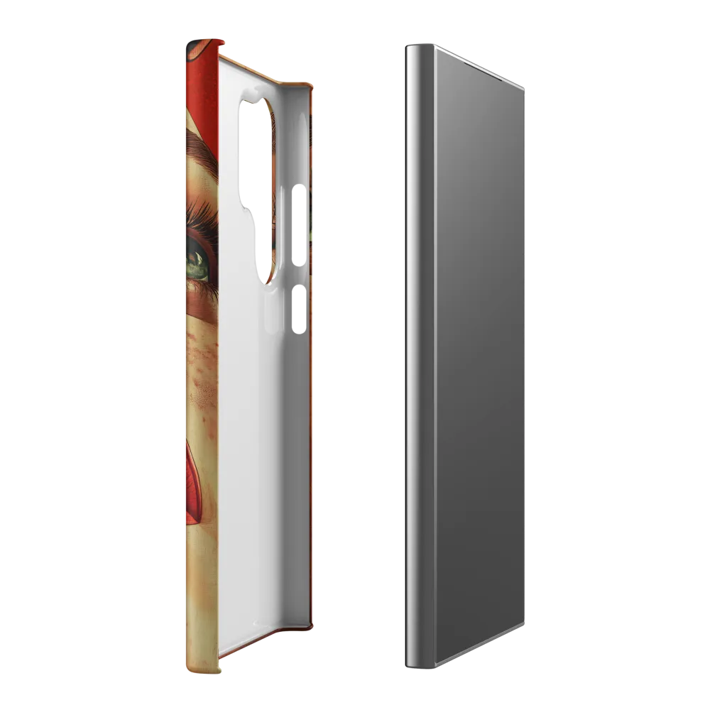 Red Intensity: A Portrait of Elegance