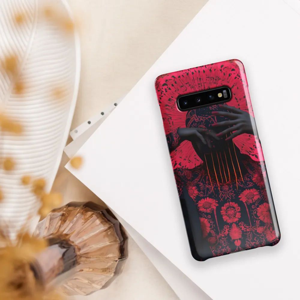 Floral Enigma | Phone Case |  S10 Plus | Snap Case | Glossy