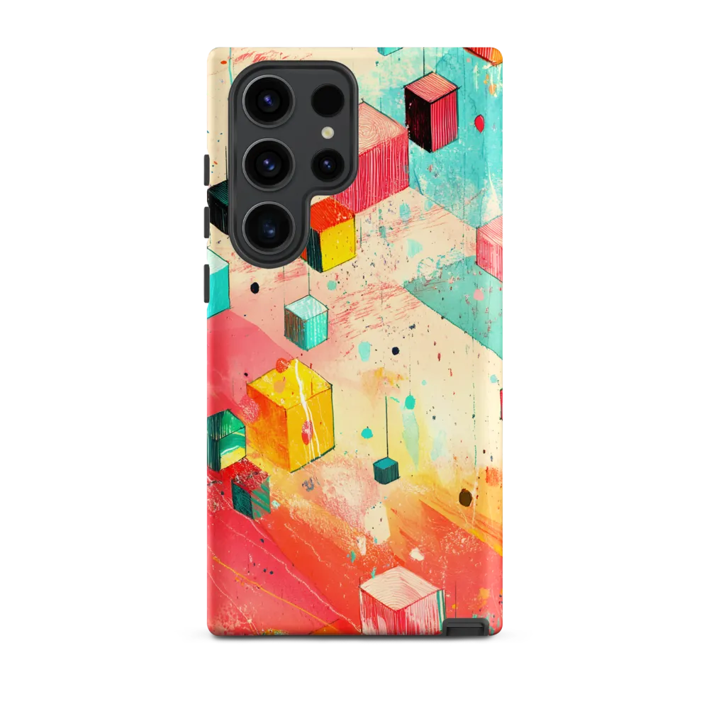 Suspended Cubes in Colorful Abstraction
