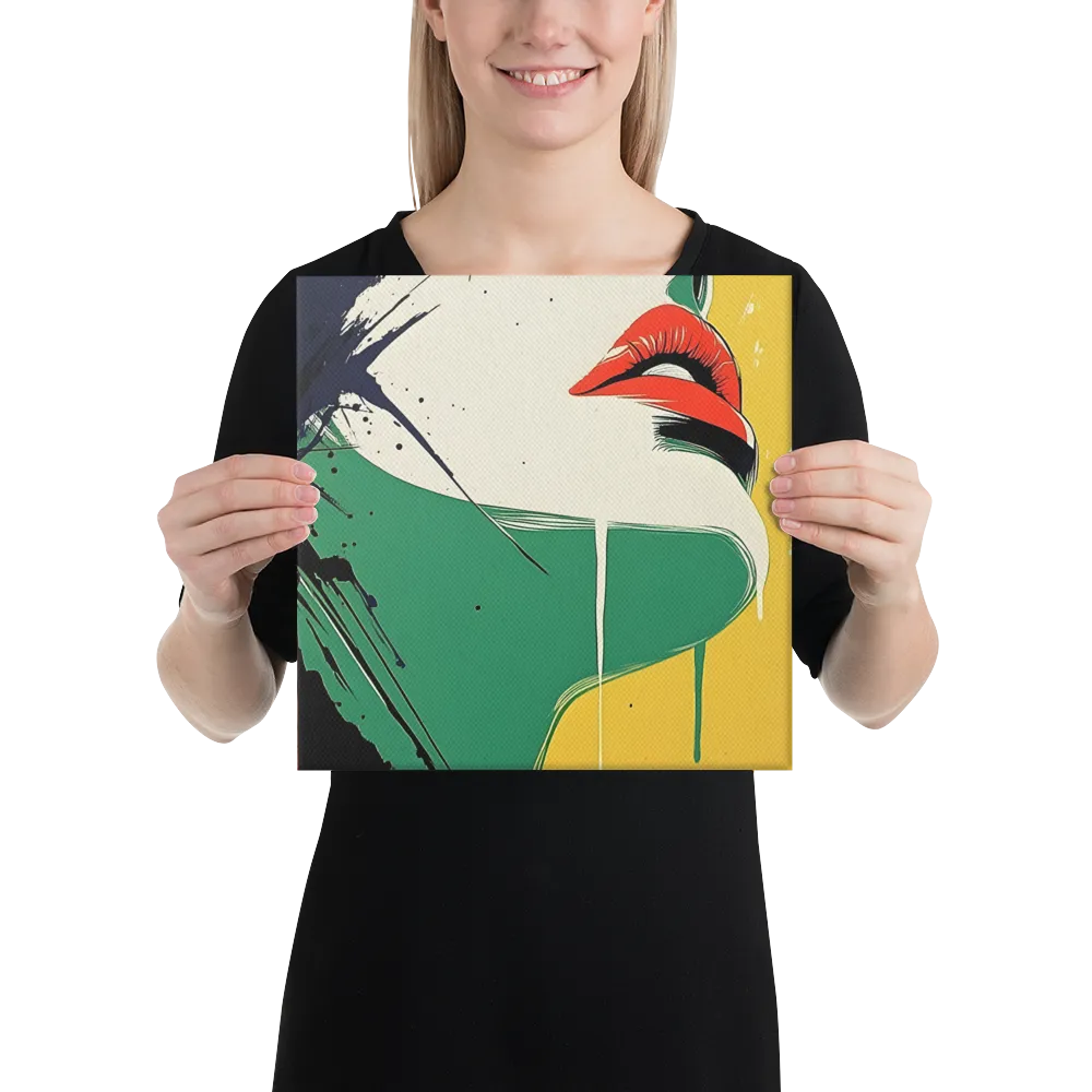 Bold Reflections: A Pop Art Portrait | Canvas | 12″×12″