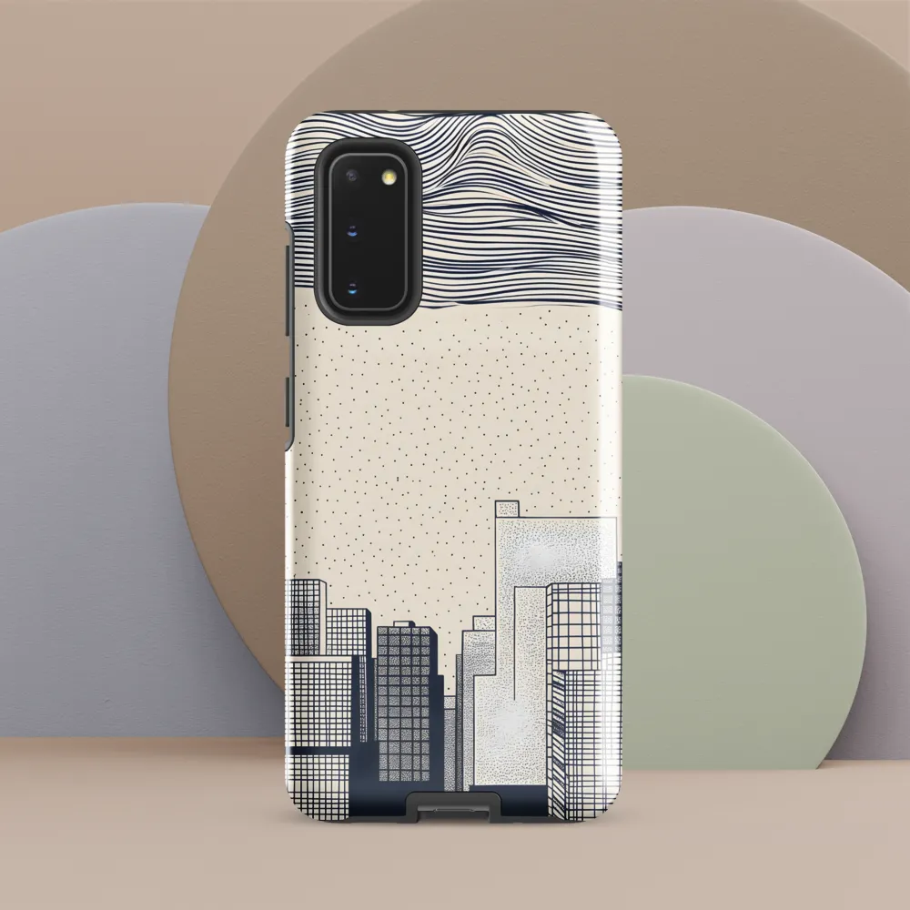 Urban Patterns: A Minimalist Skyline