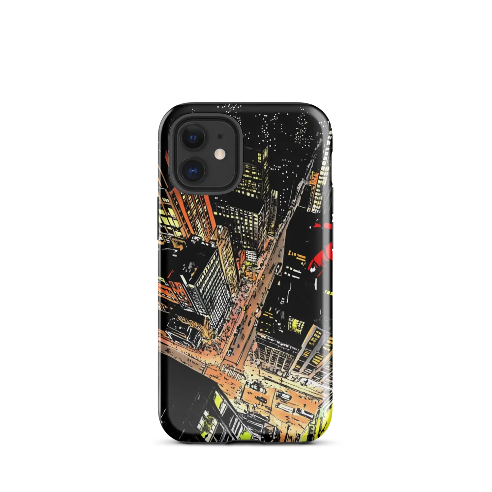 Urban Nightscape: A Bird's-eye View