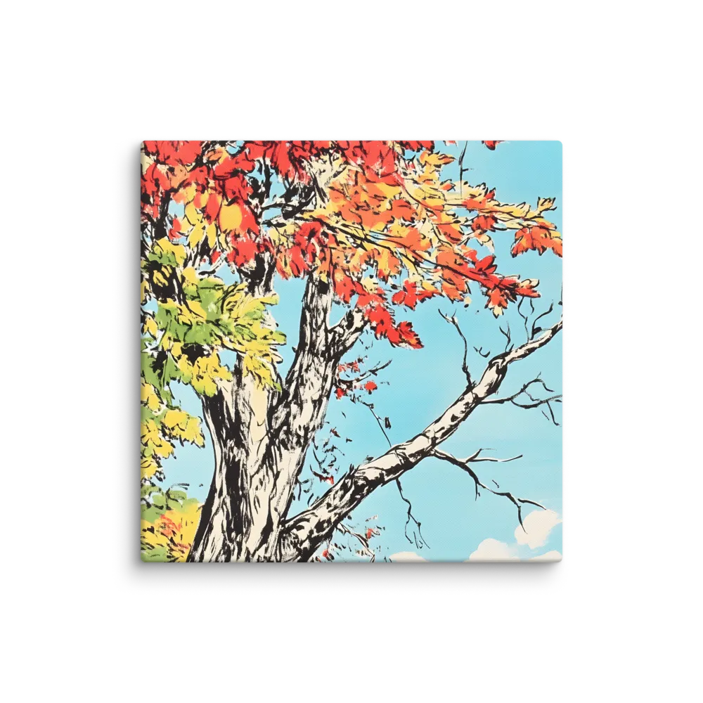 Autumn's Embrace | Canvas | 26″×26″