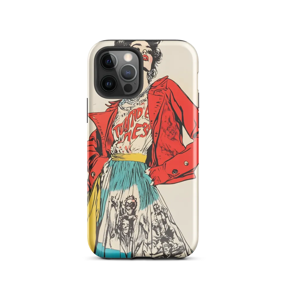 Vibrant Elegance: A Pop Art Fashion Statement