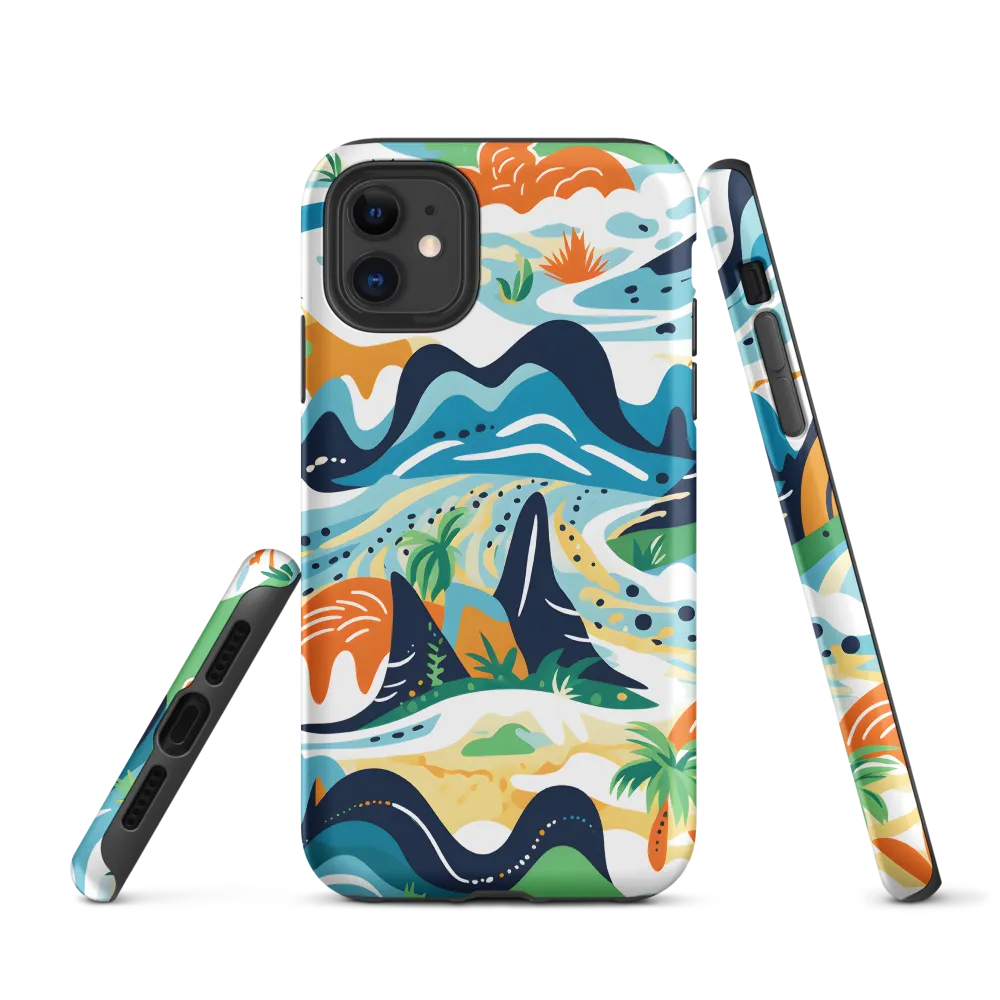 Abstract Tropical Landscape