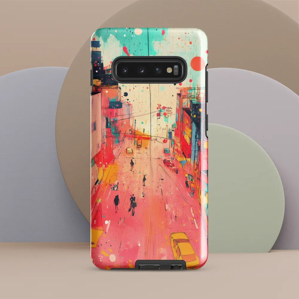 Vibrant City Life | Phone Case |  S10 Plus | Tough Case | Glossy