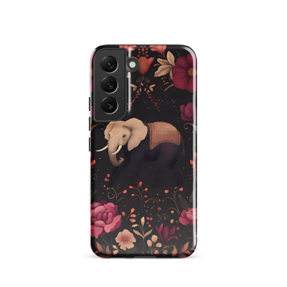 Whispers of the Wild: Elephants and Blooms