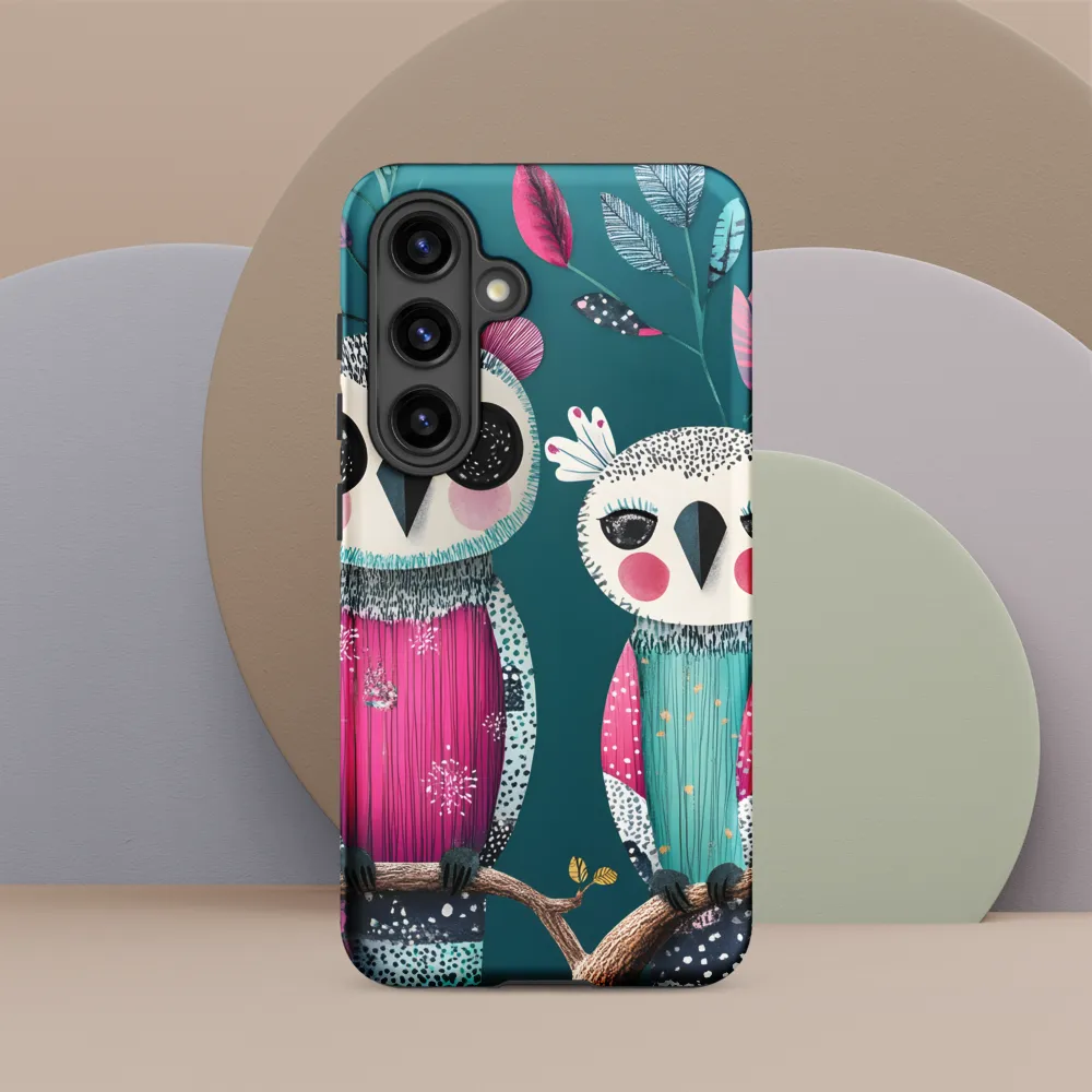 Whimsical Duo: A Celebration of Nature and Color