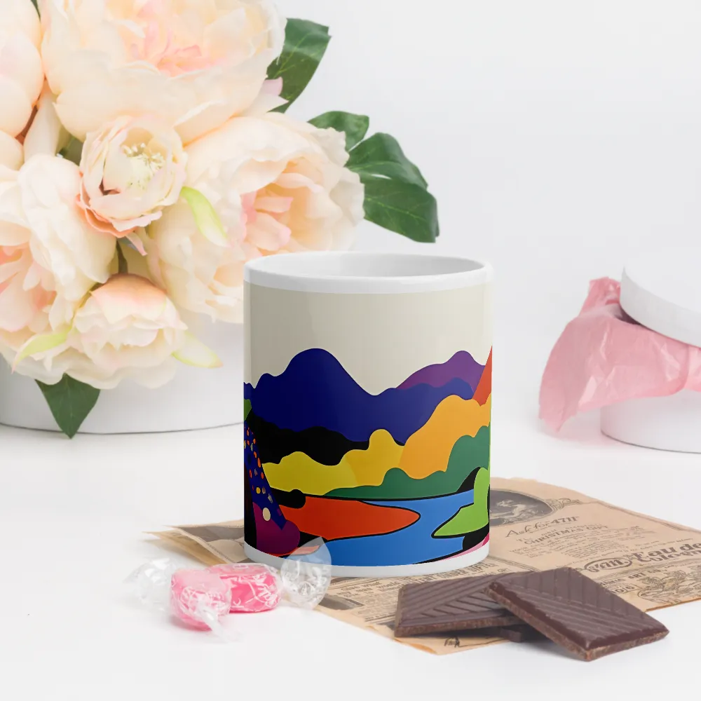 Whimsical Landscape in Color | Mugs | Multiple Sizes & Colors