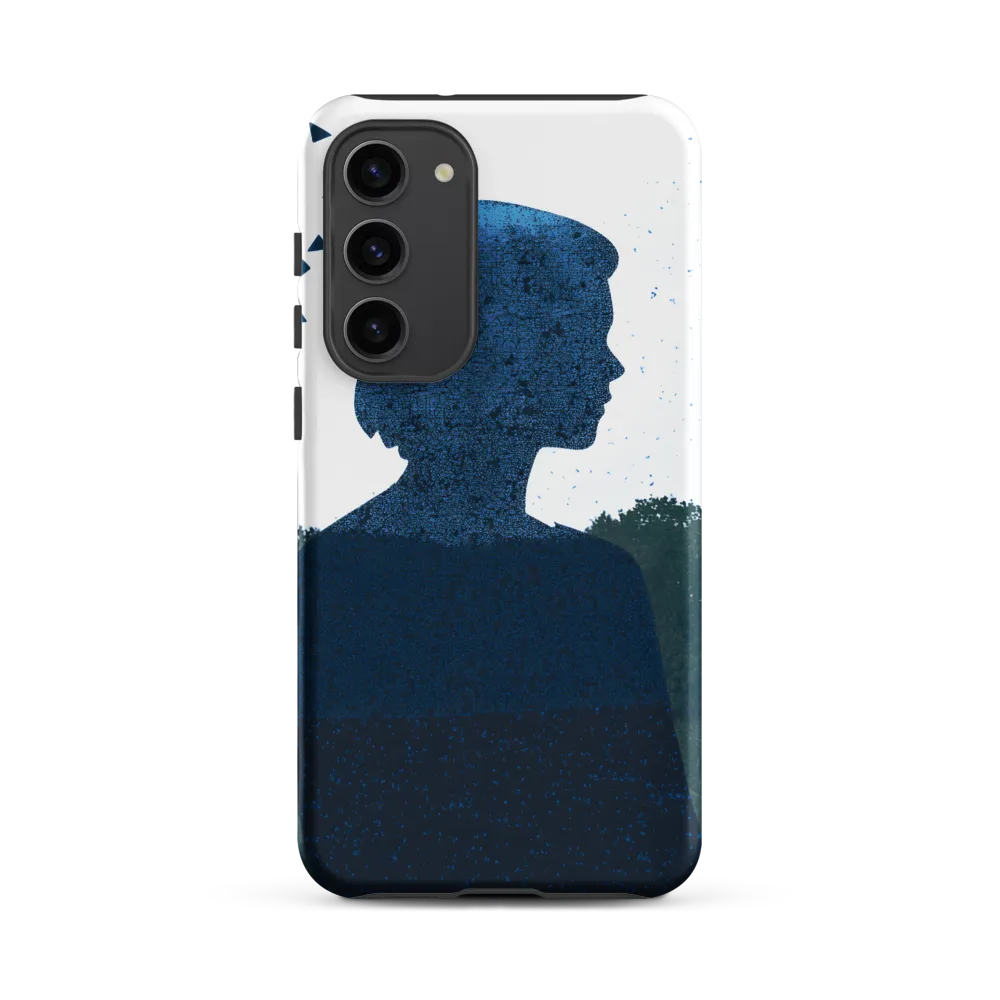 Blue Contemplation | Phone Case |  S23 Plus | Tough Case | Matte