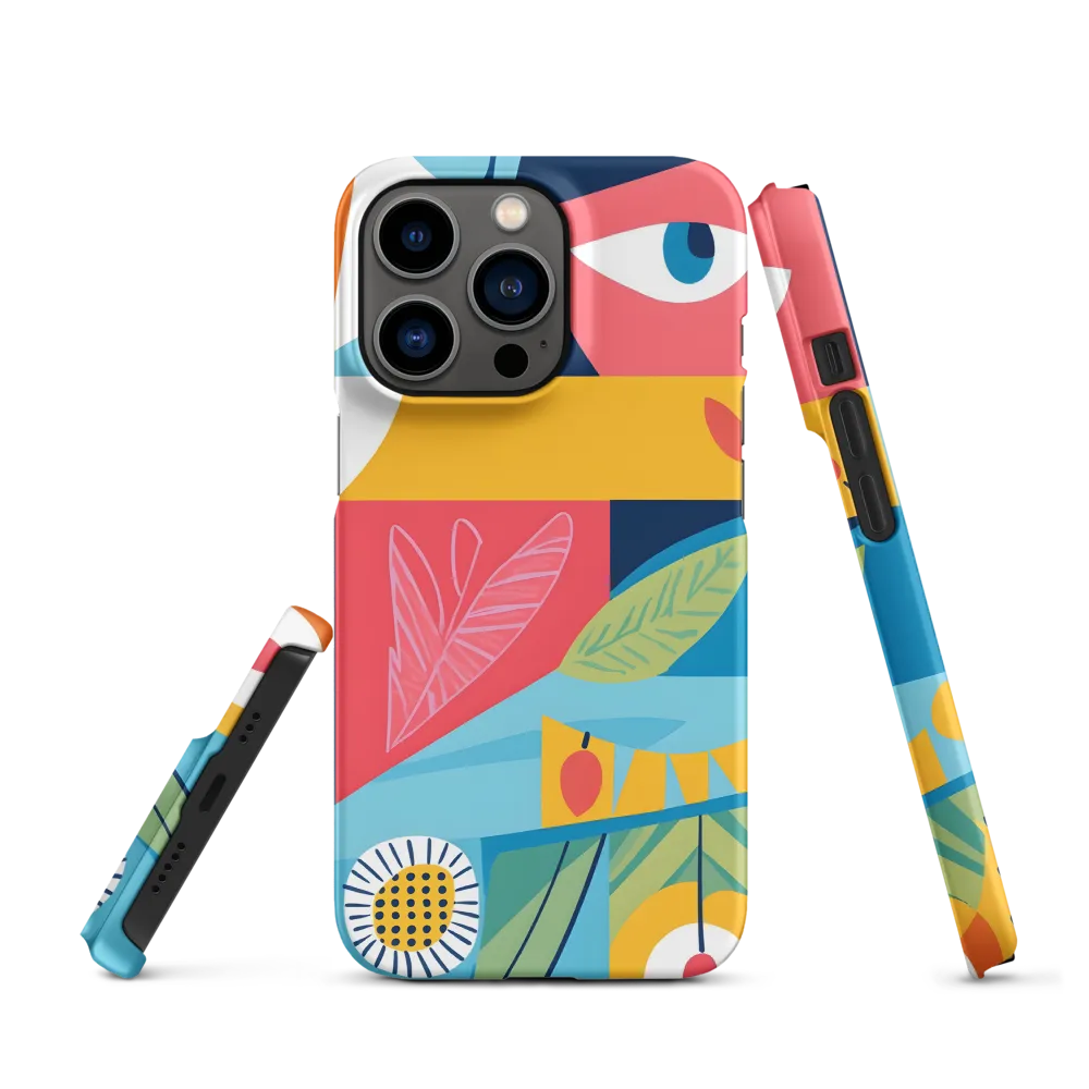 Vibrant Geometric Visage