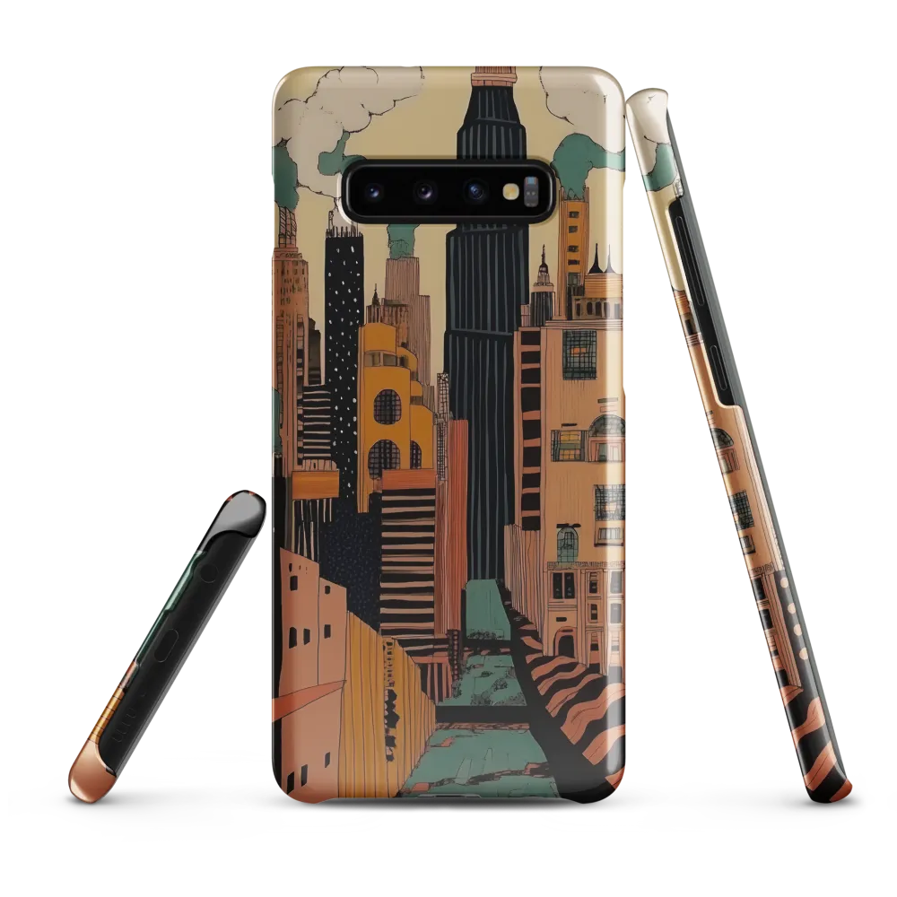 Urban Symphony in Ink | Phone Case |  S10 Plus | Snap Case | Glossy