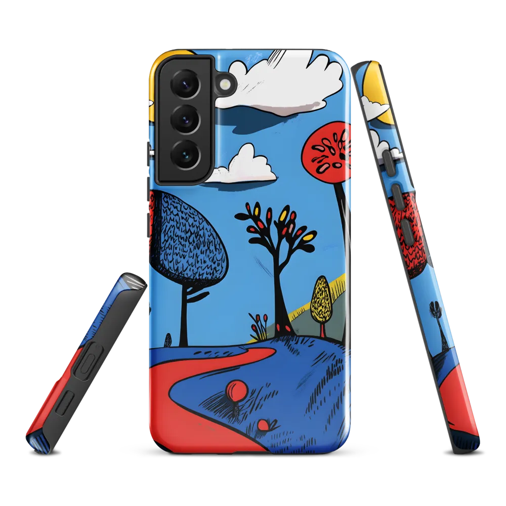 A Playful Journey Through Whimsical Woods | Phone Case |  S22 Plus | Tough Case | Glossy