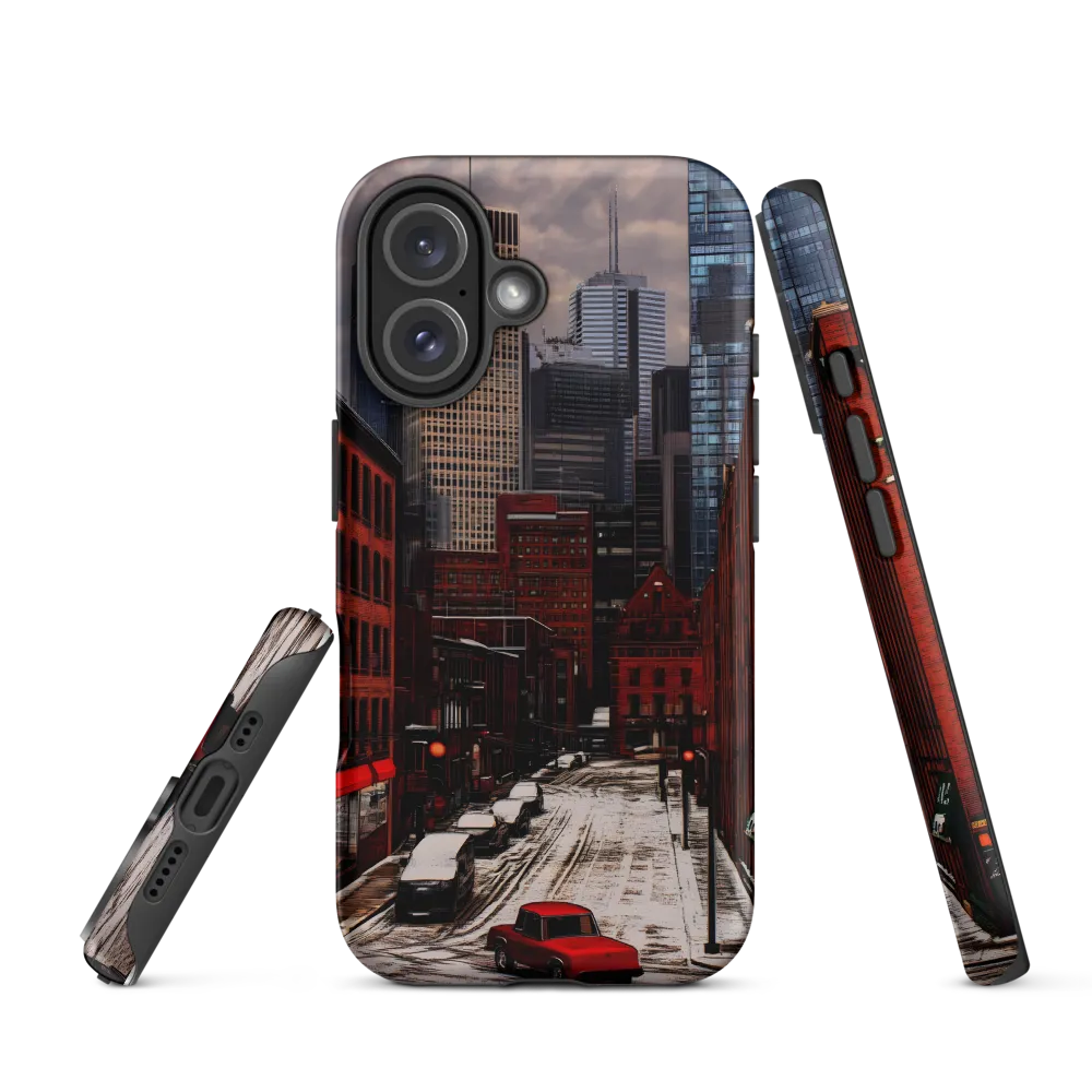 Winter's Urban Embrace | Phone Case |  16 | Tough Case | Matte