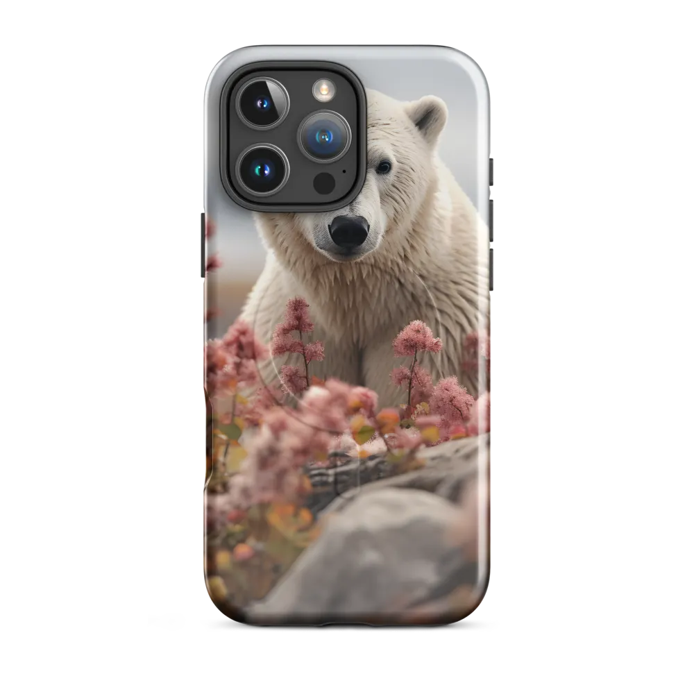 Curiosity Among Blooms: The Polar Bear