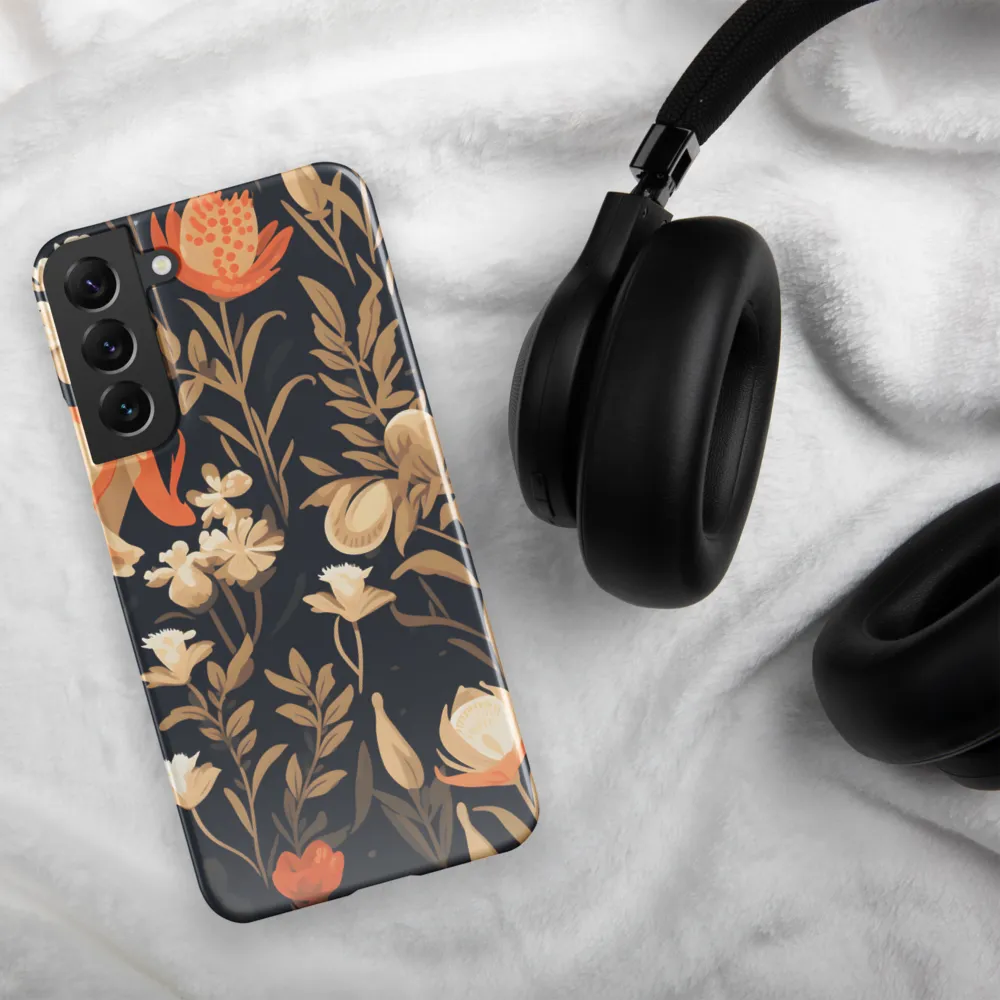 Floral Harmony: A Dance in the Dark