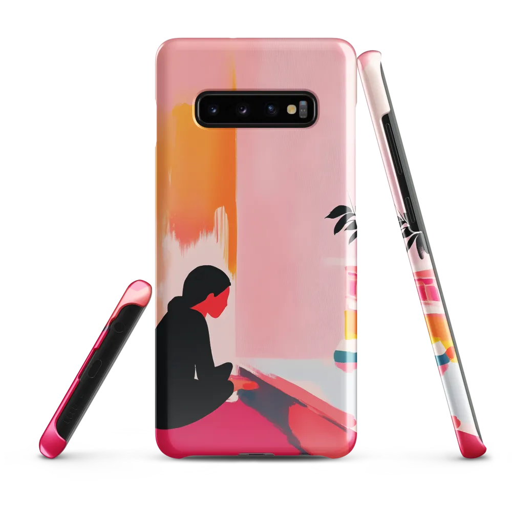 Silent Contemplation | Phone Case |  S10 Plus | Snap Case | Glossy