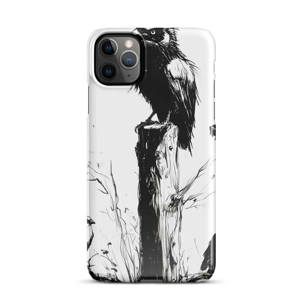 Majestic Sentinel: The Watchful Birds | Phone Case |  11 Pro Max | Snap Case | Glossy