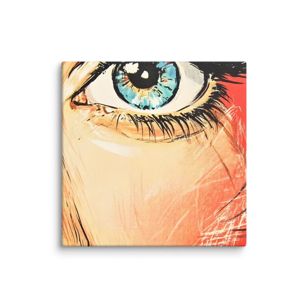 Gaze of Emotion | Canvas | 12″×12″