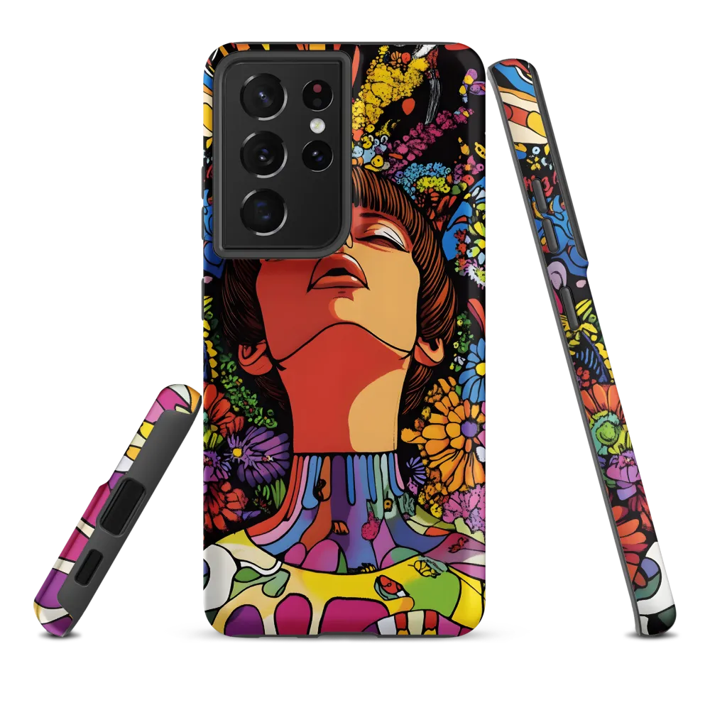 Vibrant Ecstasy: A Psychedelic Portrait
