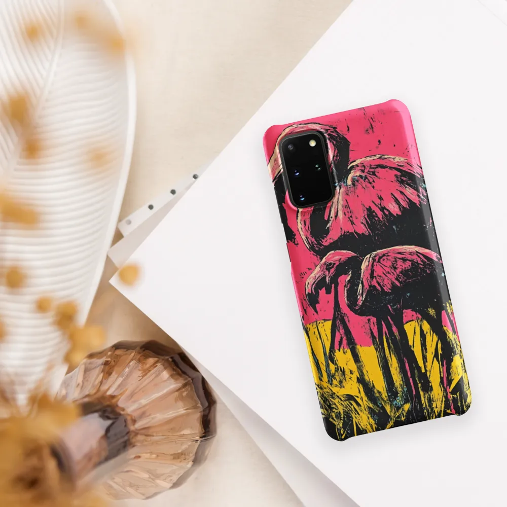 Flamingo Duet: A Pop Art Expression