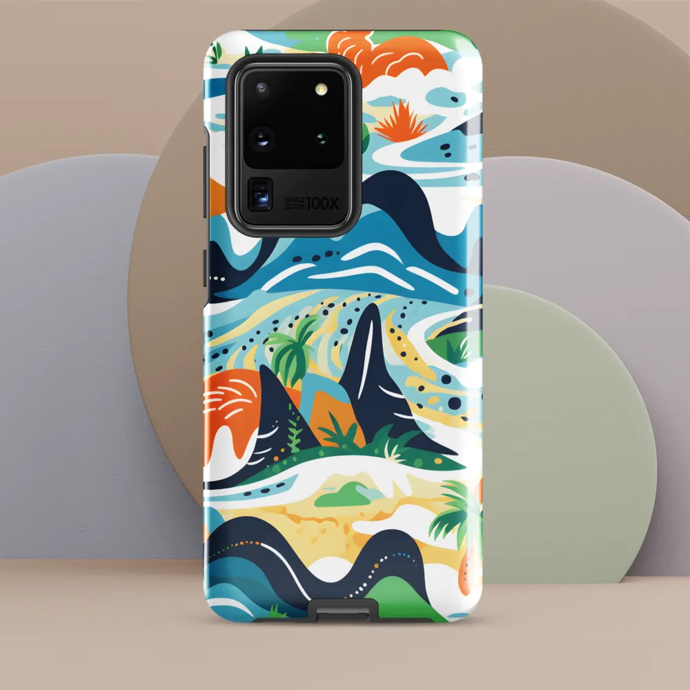 Abstract Tropical Landscape