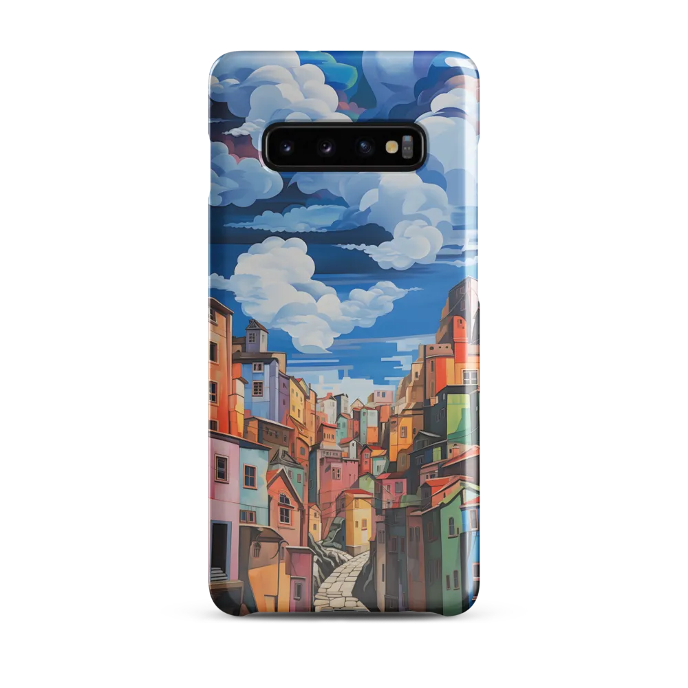 Whimsical Heights: A Vibrant Cityscape | Phone Case |  S10 Plus | Snap Case | Glossy