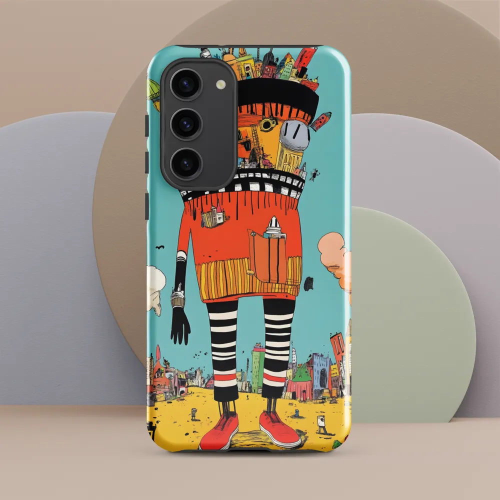 Urban Fantasia: A Whimsical Encounter | Phone Case |  S23 Plus | Tough Case | Glossy