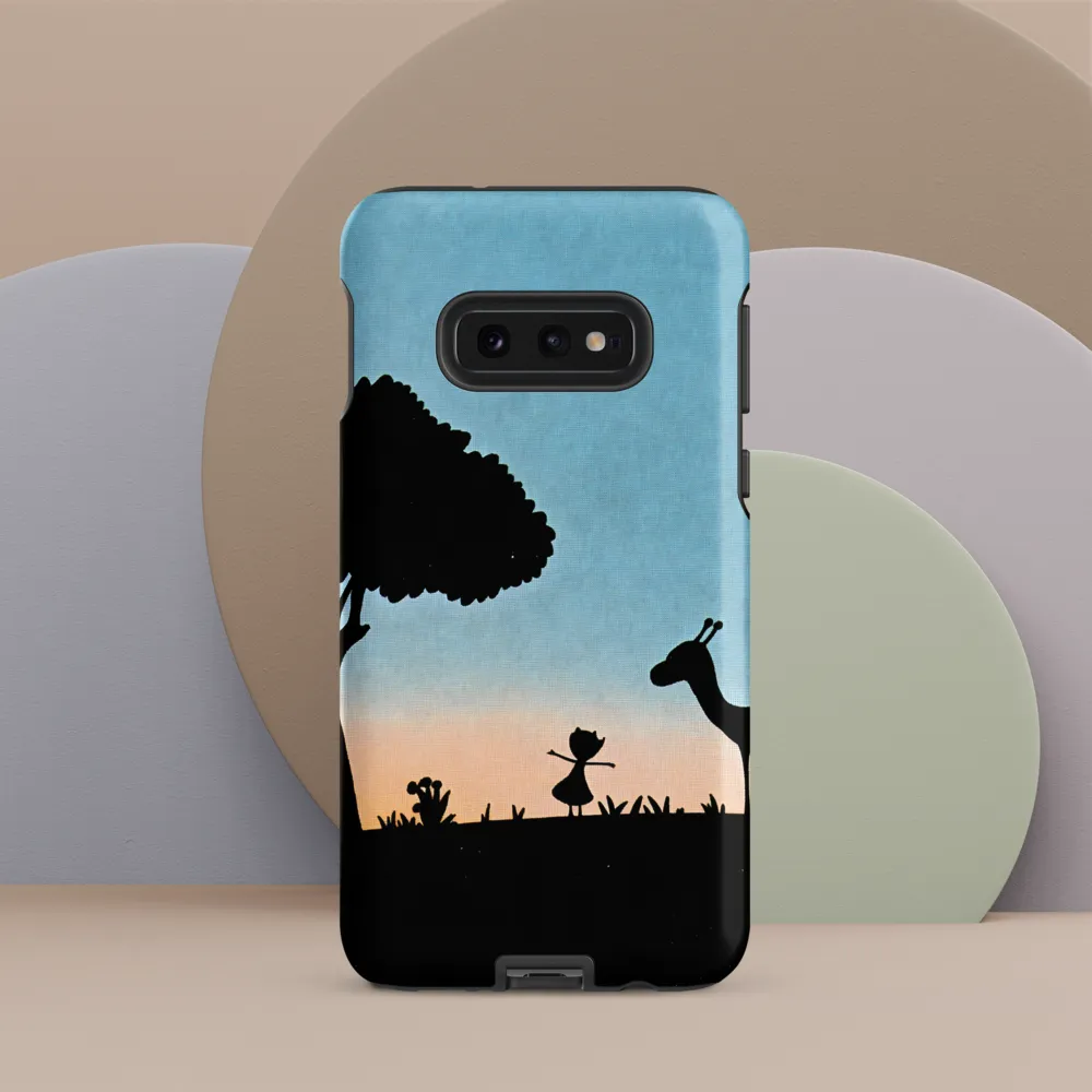 Curiosity in the Silhouette | Phone Case |  S10e | Tough Case | Matte