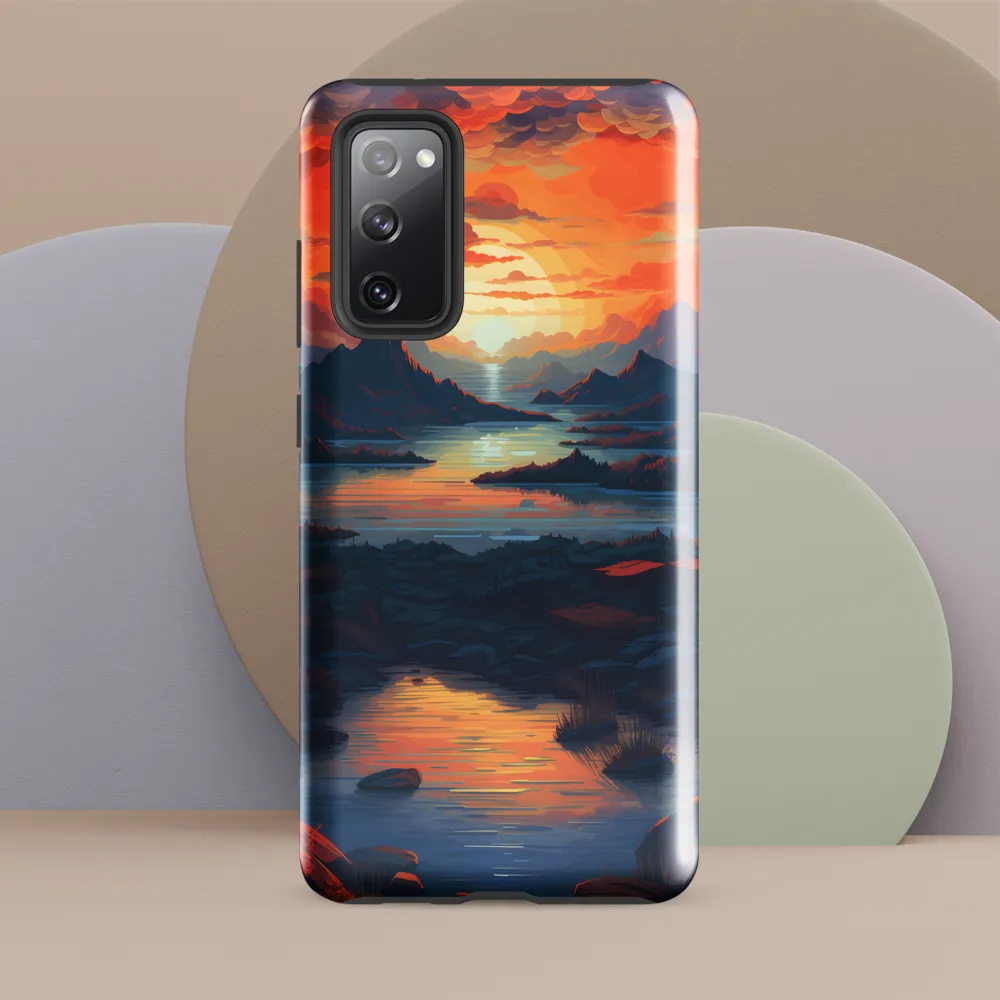 Ethereal Evening: A Digital Dusk