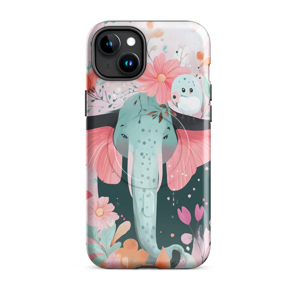 Whimsical Elephant in Bloom