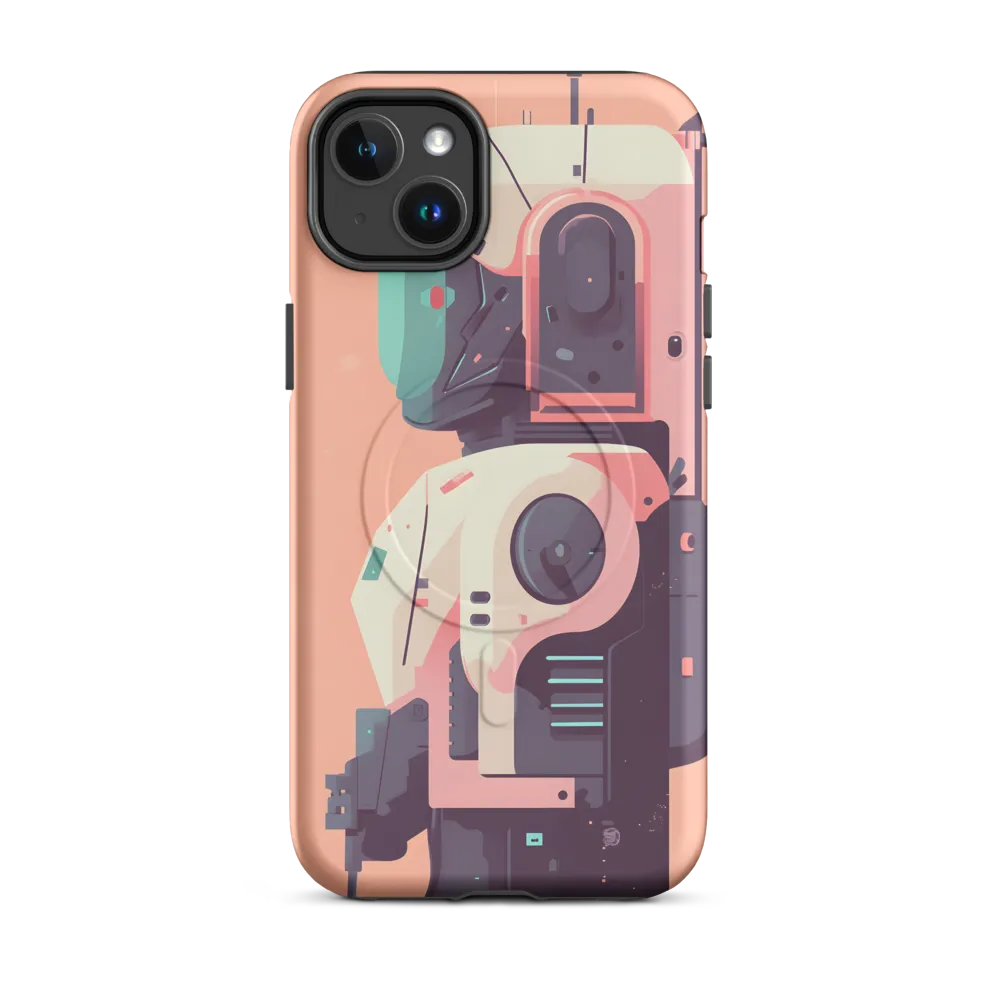 Futuristic Astronaut Bot | Phone Case |  14 Plus | MagSafe® Tough Case | Matte