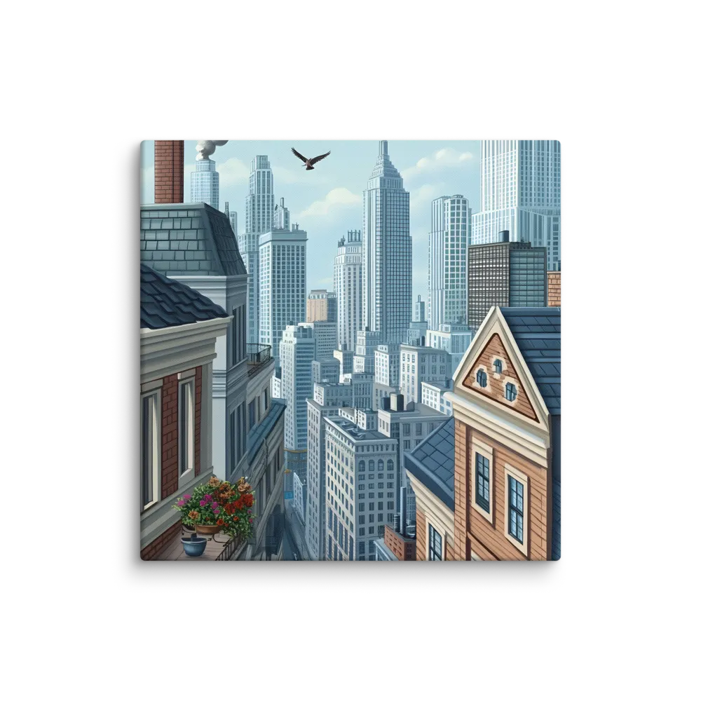 Urban Symphony | Canvas | 20″×20″