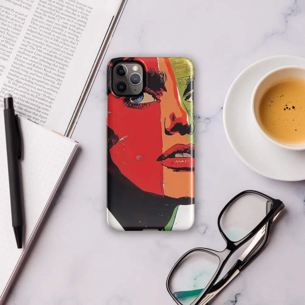 Vibrant Expressions: A Pop Art Portrait | Phone Case |  11 Pro Max | Snap Case | Glossy