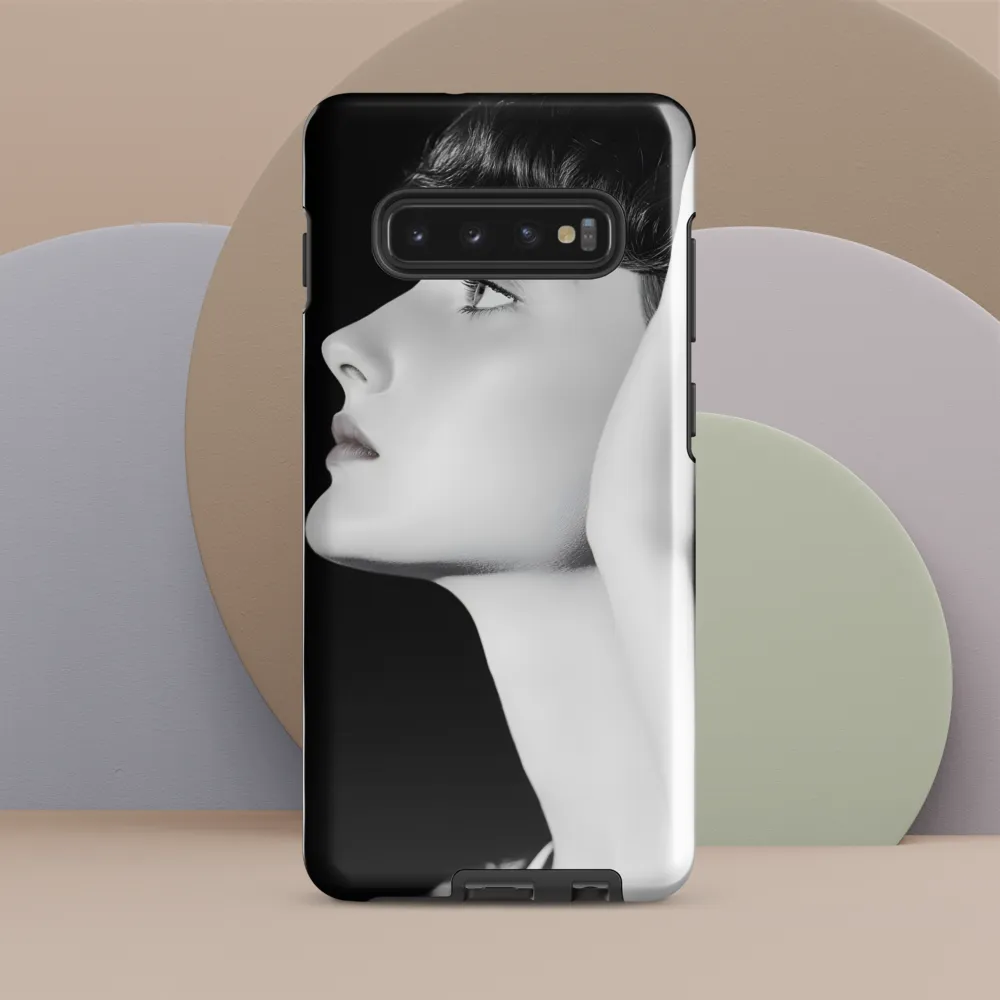 Contemplation in Monochrome | Phone Case |  S10 Plus | Tough Case | Glossy