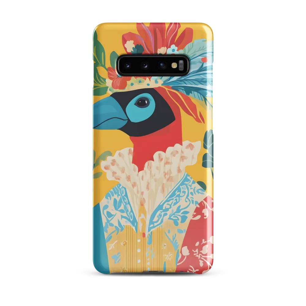 The Regal Parrot: A Celebration of Color | Phone Case |  S10 Plus | Snap Case | Glossy