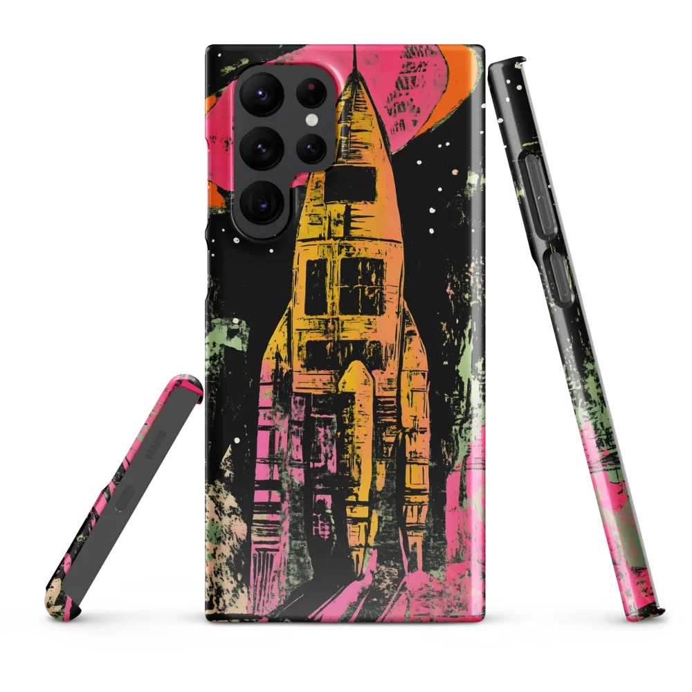 Cosmic Voyage: A Surreal Rocket Adventure