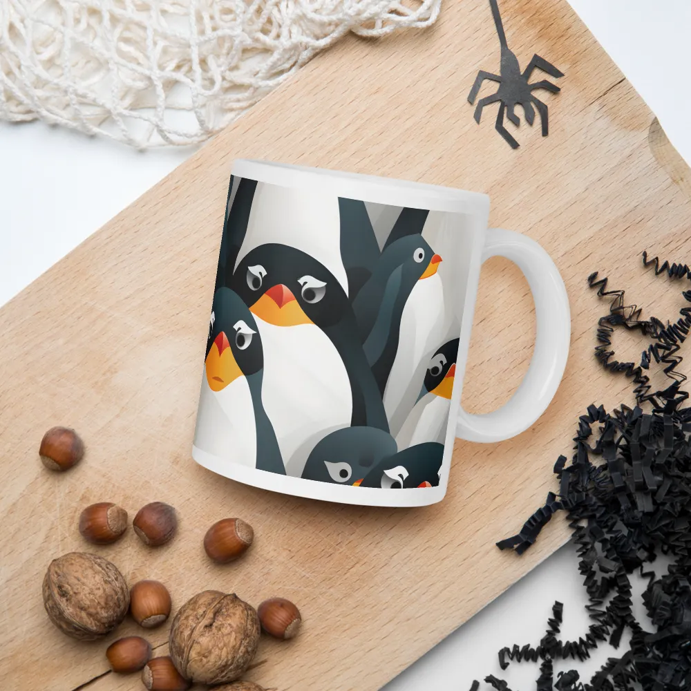 Penguin Parade | Mugs | Multiple Sizes & Colors