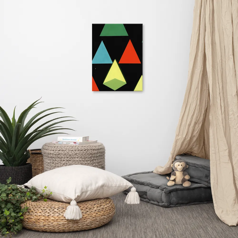 Geometric Harmony in Color | Canvas | 18″×24″