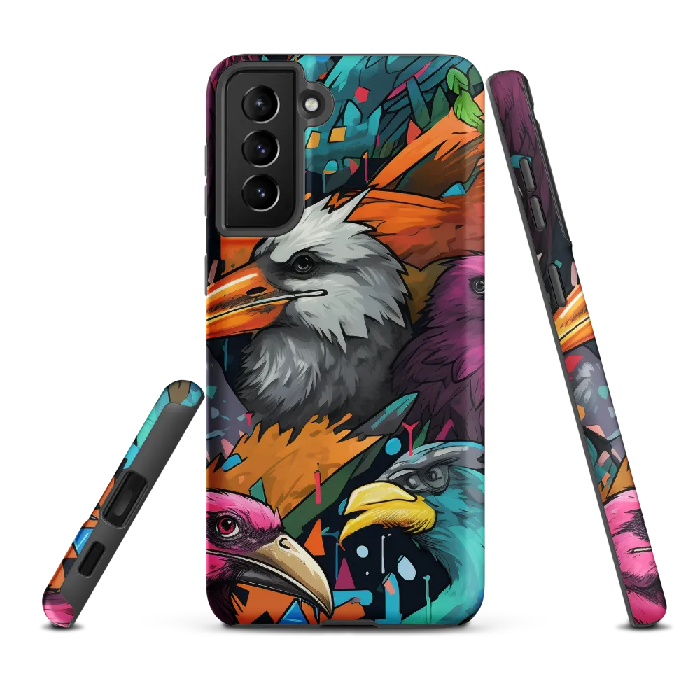 Avian Vortex: A Celebration of Color and Form