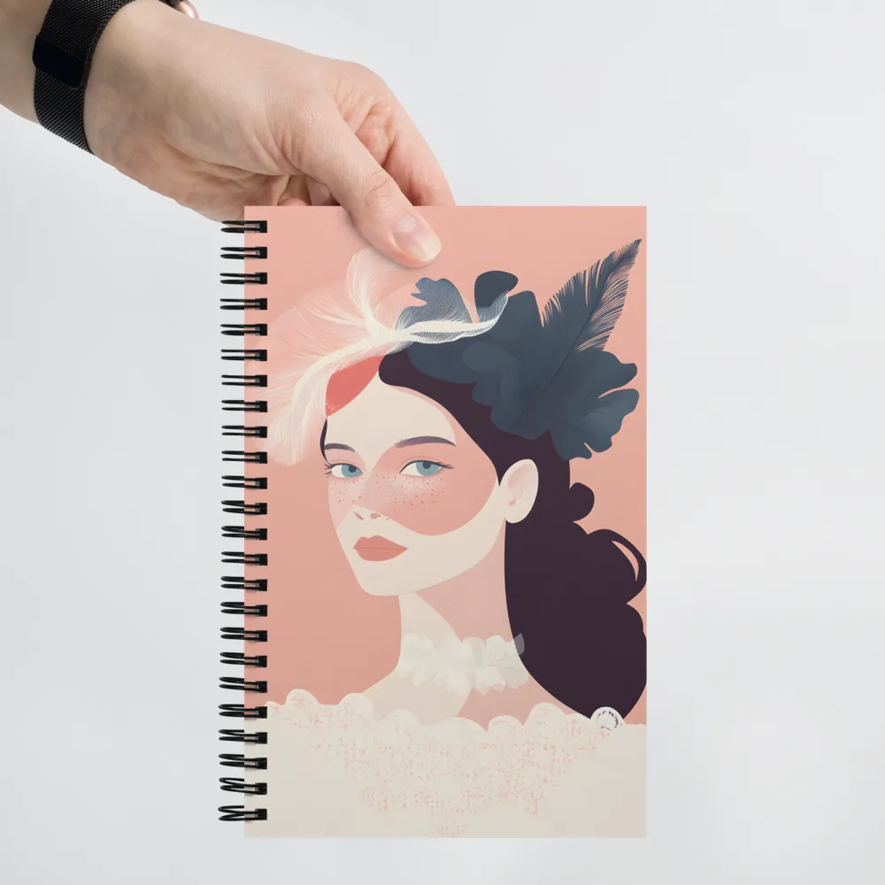 Elegance in Pink | Spiral Notebook