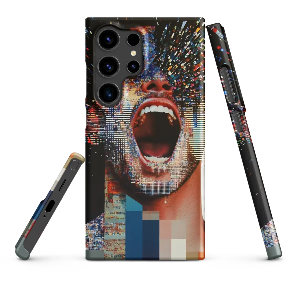 Eruptive Expression | Phone Case |  S24 Ultra | Snap Case | Matte