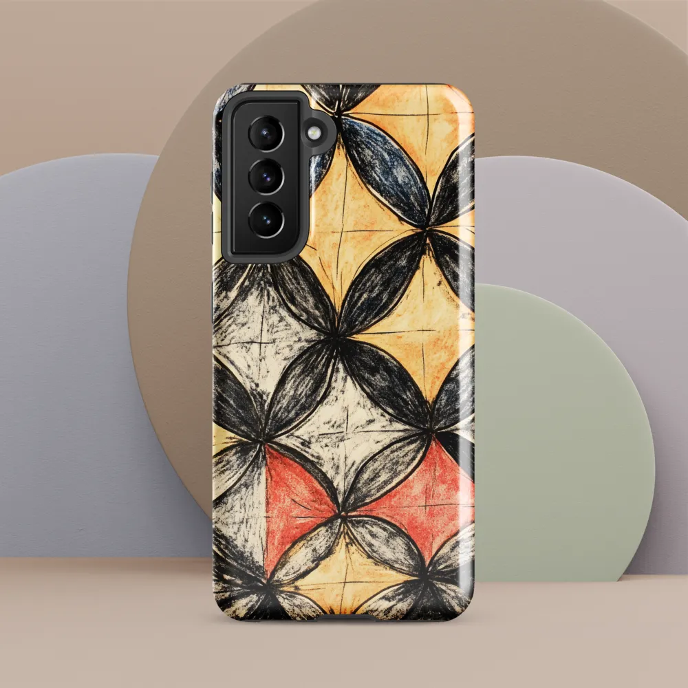 Geometric Harmony | Phone Case |  S21 | Tough Case | Glossy