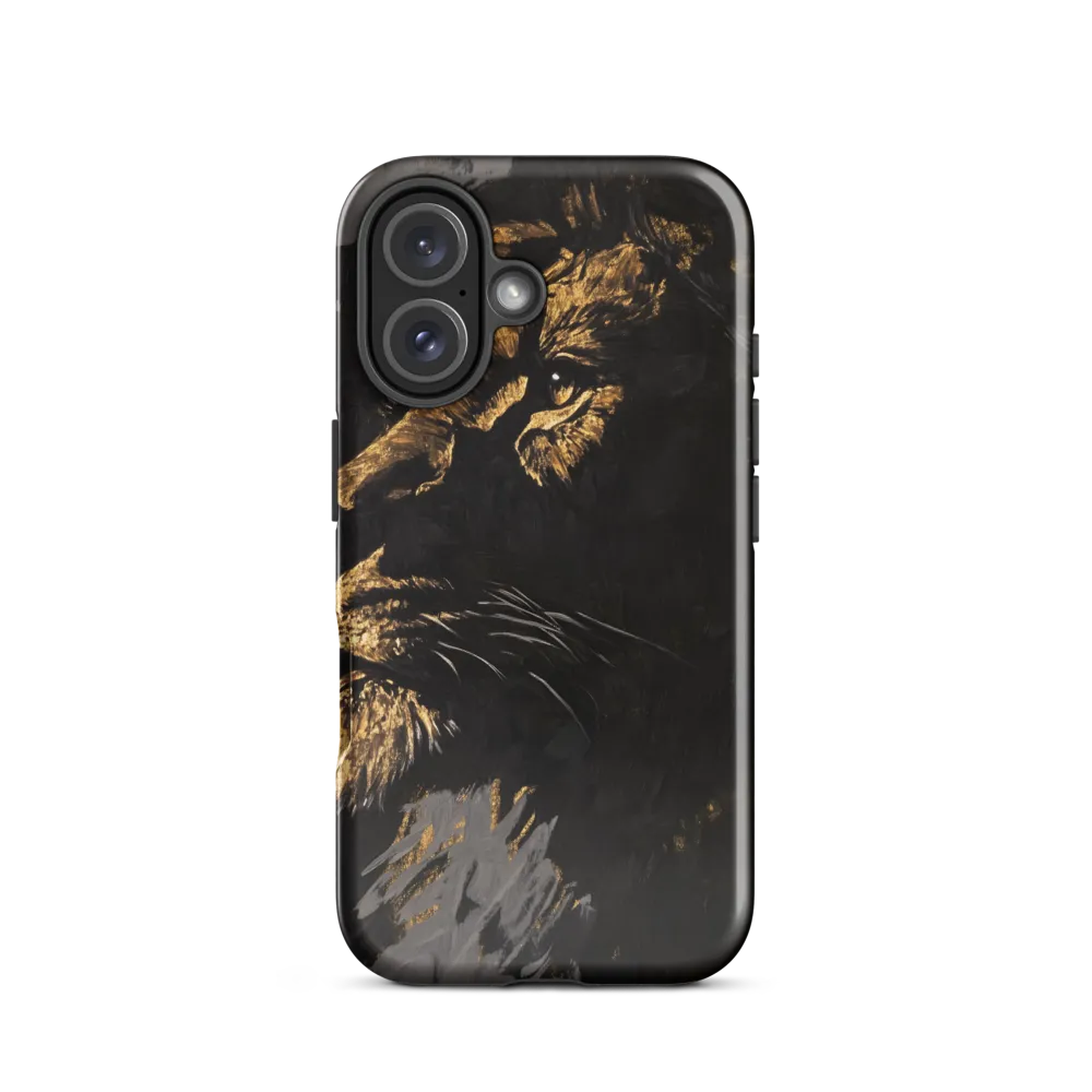 Majestic Gaze: The Golden Lion