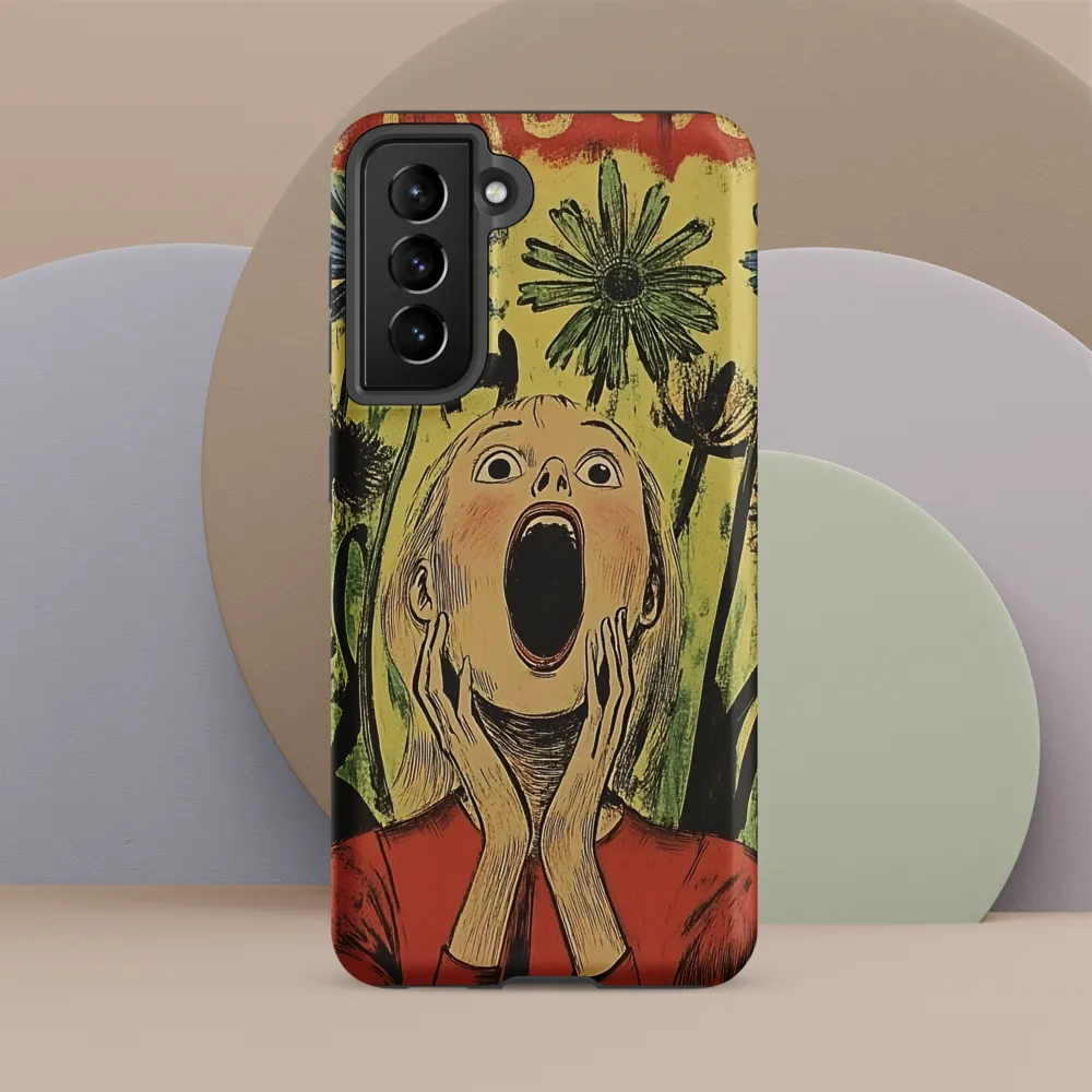 The Echo of Panic | Phone Case |  S21 FE | Tough Case | Matte