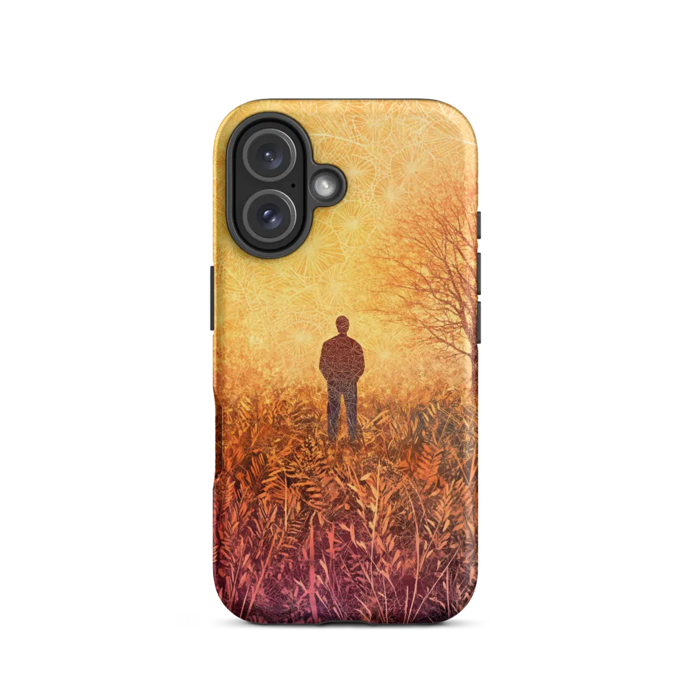 Contemplation in a Surreal Landscape | Phone Case