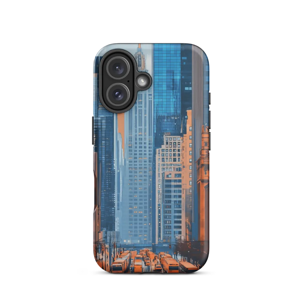 Urban Symphony in Blue and Orange | Phone Case