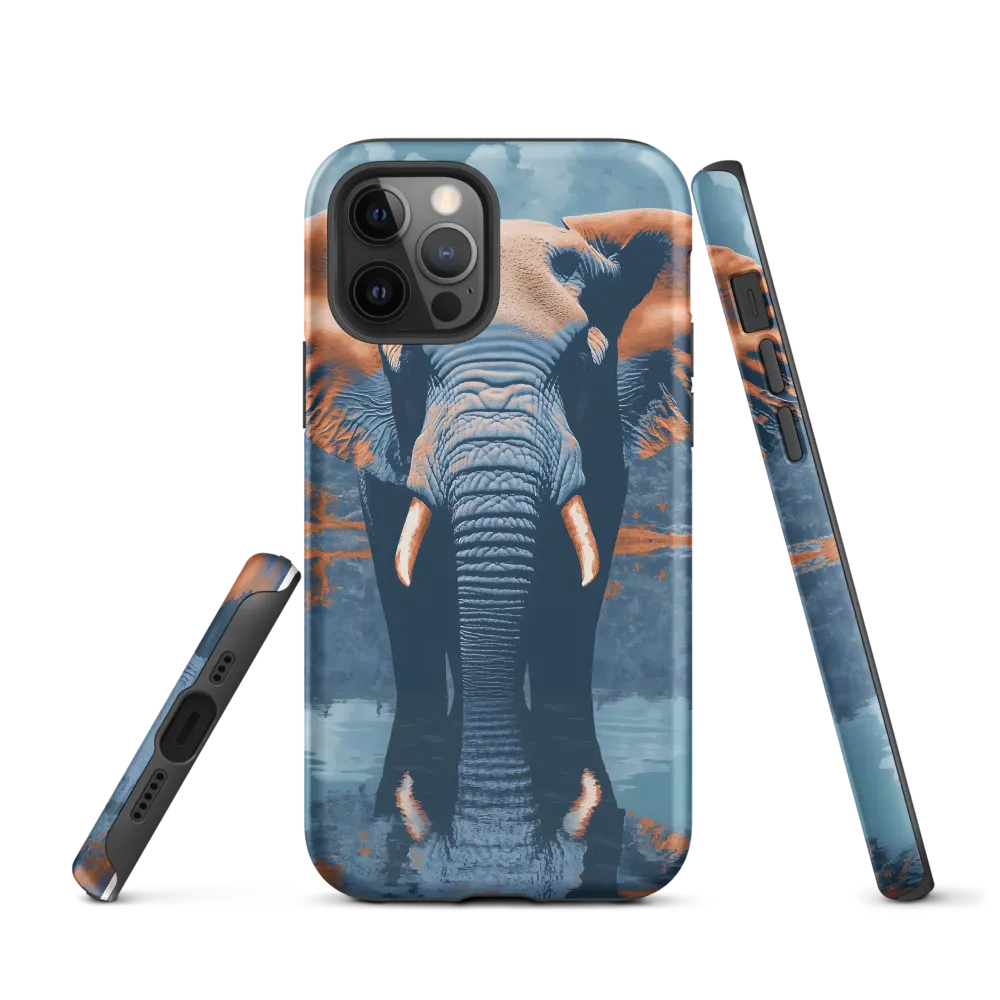 Majestic Reflection: The Elephant's Serenade
