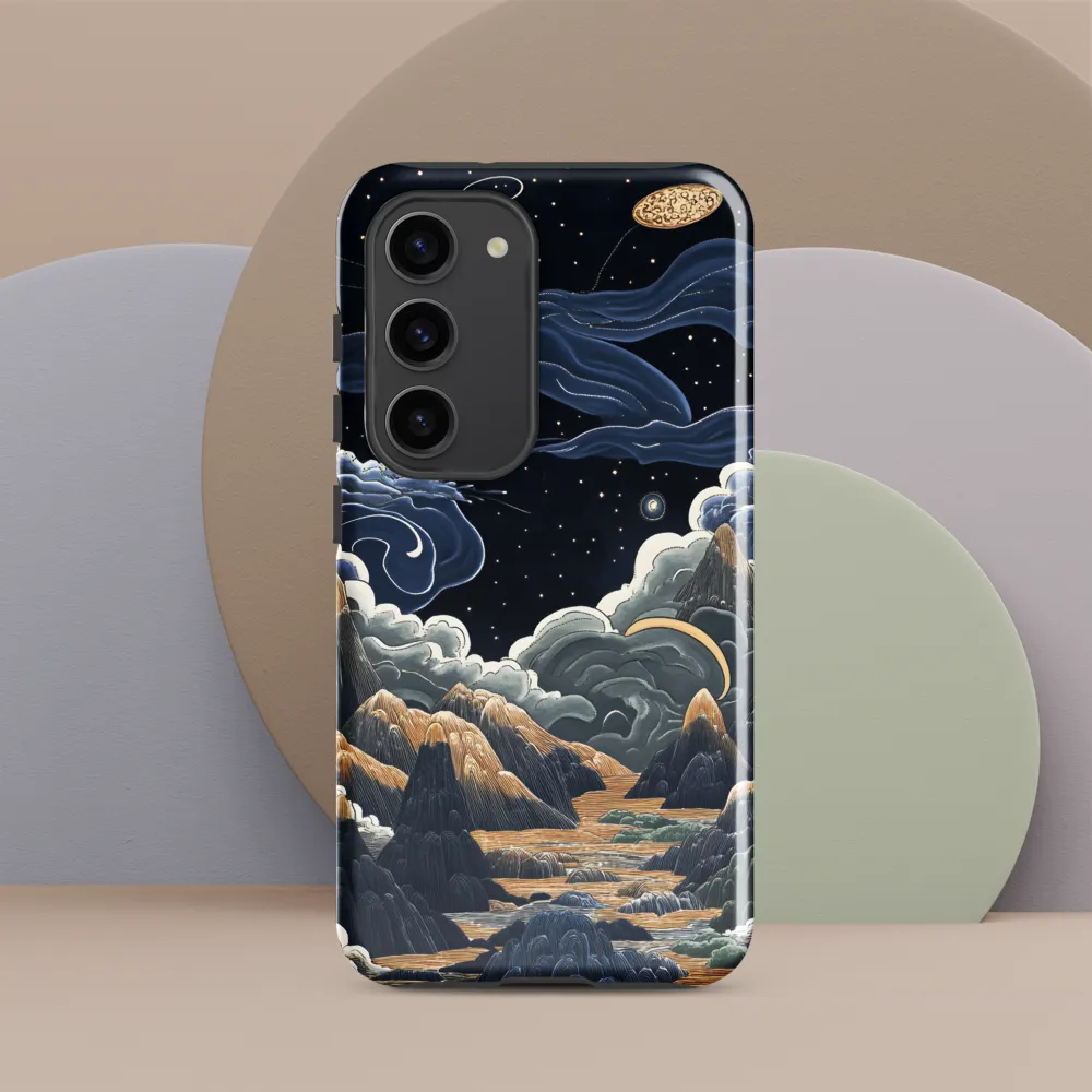 Celestial Harmony: Peaks and Planets
