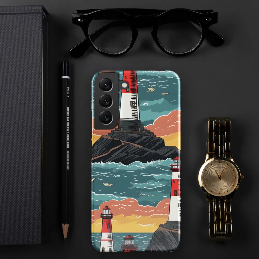 Lighthouses in a Whimsical Ocean